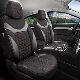 Универсални калъфи за седалки NERO RED