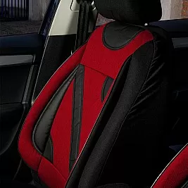 Универсални калъфи за седалки NERO RED