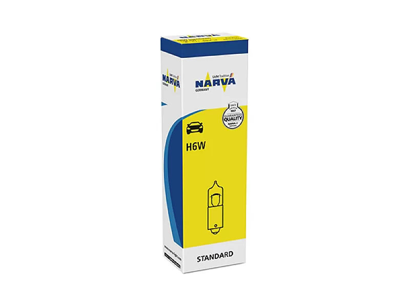 Крушки NARVA H6W 12V 6W 10бр 68161 Крушки NARVA H6W 12V 6W 10бр