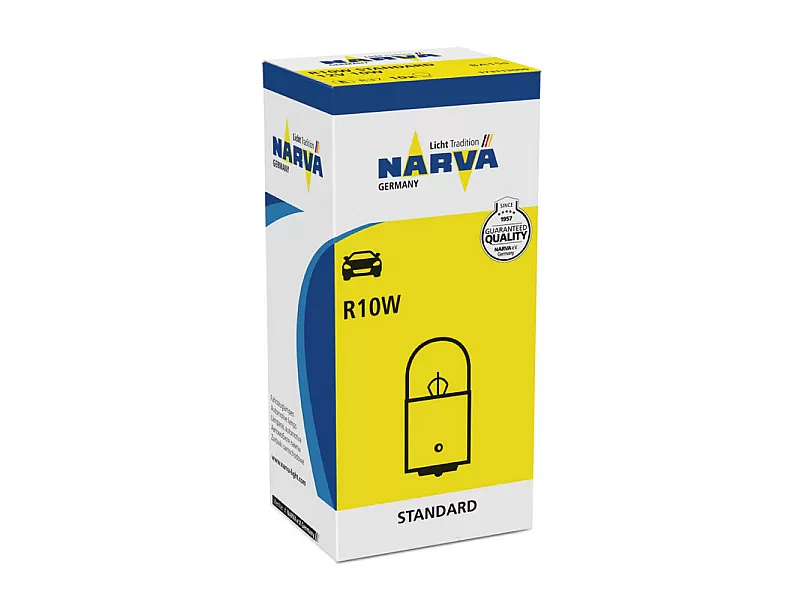 Крушки NARVA R10W 12V 10W 10бр 17311 Крушки NARVA R10W 12V 10W 10бр