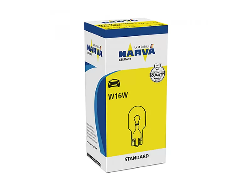 Крушки NARVA W16W 12V 10бр 17631 Крушки NARVA W16W 12V 10бр