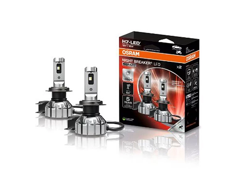 Крушки Osram NIGHT BREAKER LED SMART H7 2бр. 64210DWNBSM-2HB - 3 Крушки Osram NIGHT BREAKER LED SMART H7 2бр. - 3