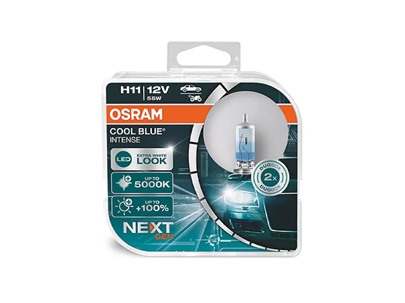 Крушки OSRAM 12V H11 COOL BLUE INTENSE NextGen 2бр. 64211CBN-HCB Крушки OSRAM 12V H11 COOL BLUE INTENSE NextGen 2бр.