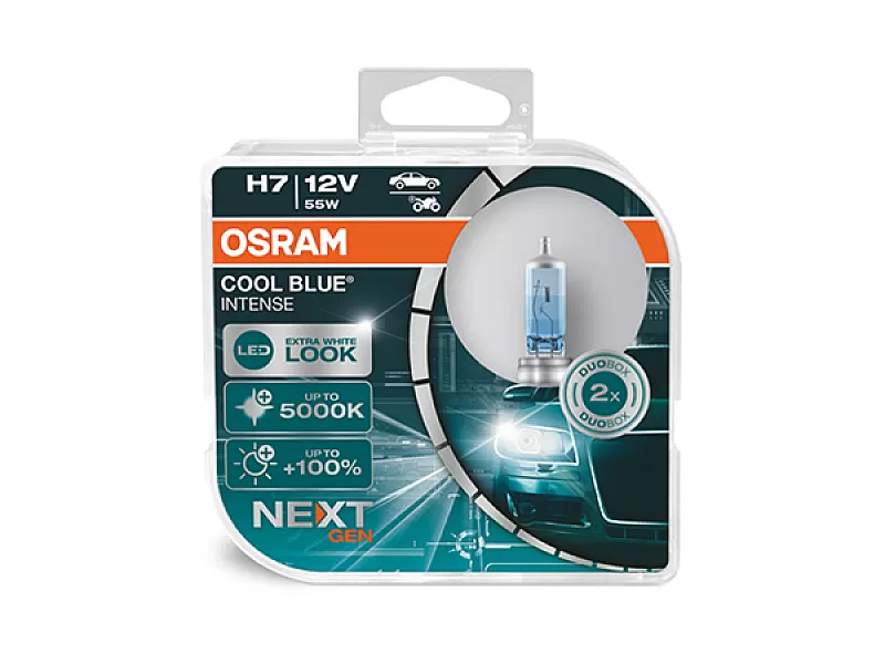 Крушки OSRAM 12V H7 55 W COOL BLUE INTENSE NextGen 2бр. 64210CBN-HCB Крушки OSRAM 12V H7 55 W COOL BLUE INTENSE NextGen 2бр.