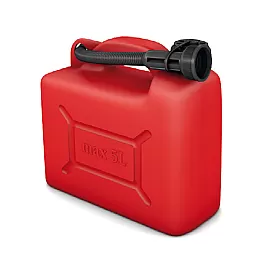 Туба за гориво пластмасова 5L HICO KAN001