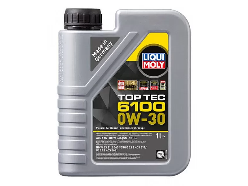 Масло LIQUI MOLY TOP TEC 6100 0W-30 1L 20777 Масло LIQUI MOLY TOP TEC 6100 0W-30 1L