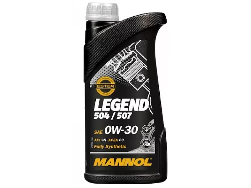 Масло MANNOL LEGEND 504/507 0W-30 1L MN7730-1 Масло MANNOL LEGEND 504/507 0W-30 1L