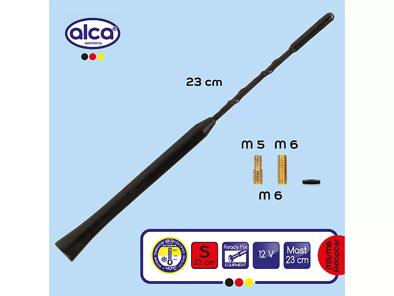 Универсална антена за кола ALCA 10838 23 CM - 7 Универсална антена за кола ALCA 10838 23 CM - 7