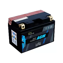 Мото акумулатор intAct Bike-Power AGM 10AH 130A YTX12A-BS Л+