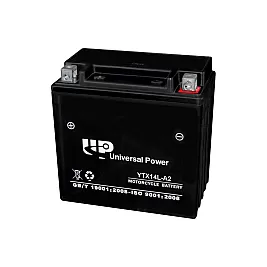 Мото акумулатор UP 12V 12Ah 180A YTX14L-A2 Д+