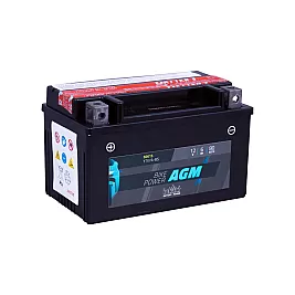 Мото акумулатор intAct Bike-Power AGM 6AH 80A YTX7A-BS Л+