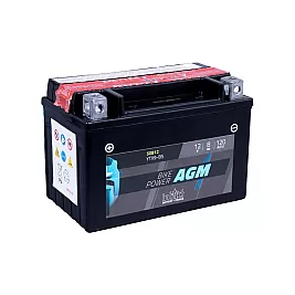 Мото акумулатор intAct Bike-Power AGM 8AH 120A YTX9-BS Л+