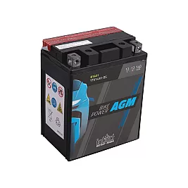 Мото акумулатор intAct Bike-Power AGM 12AH 140A YTX14AH-BS Л+