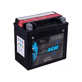 Мото акумулатор intAct Bike-Power AGM 12AH 140A YTX14-BS Л+