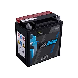 Мото акумулатор intAct Bike-Power AGM  14AH 220A YTX16-BS-1 Л+