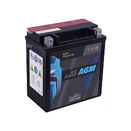 Мото акумулатор intAct Bike-Power AGM 18AH 280A YTX20CH-BS Л+