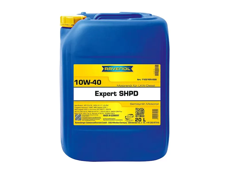 Моторно масло RAVENOL Expert SHPD 10W-40 20л. Моторно масло RAVENOL Expert SHPD 10W-40 20л.