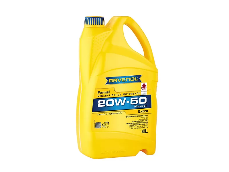 Моторно масло RAVENOL Formel Extra 20W-50 4л. Моторно масло RAVENOL Formel Extra 20W-50 4л.