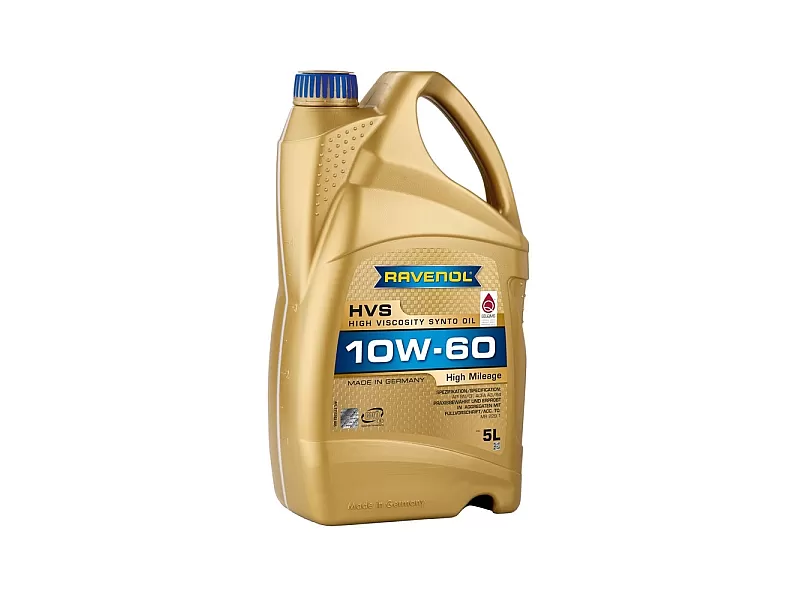 Моторно масло RAVENOL HVS High Viscosity Synto Oil SAE 10W-60 5л. Моторно масло RAVENOL HVS High Viscosity Synto Oil SAE 10W-60 5л.