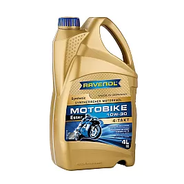 Масло RAVENOL Motobike 4-T Ester 10W-30 4л.