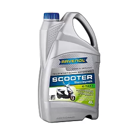 Масло RAVENOL SCOOTER 4-Takt Teilsynth 4л.