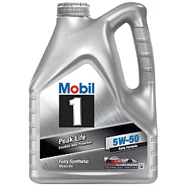 Масло MOBIL 1 PEAK LIFE 5W-50 4L