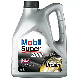 Масло MOBIL SUPER 2000 X1 DIESEL 10W-40 4 L