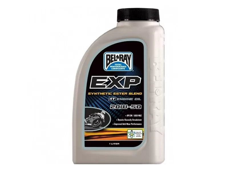 Масло BEL-RAY EXP SYNTHETIC ESTER 4T 20W-50 1L Масло BEL-RAY EXP SYNTHETIC ESTER 4T 20W-50 1L