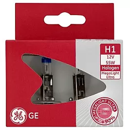 Крушки GE 50310NU MEGA LIGHT ULTRA +90% H1 12V 55W