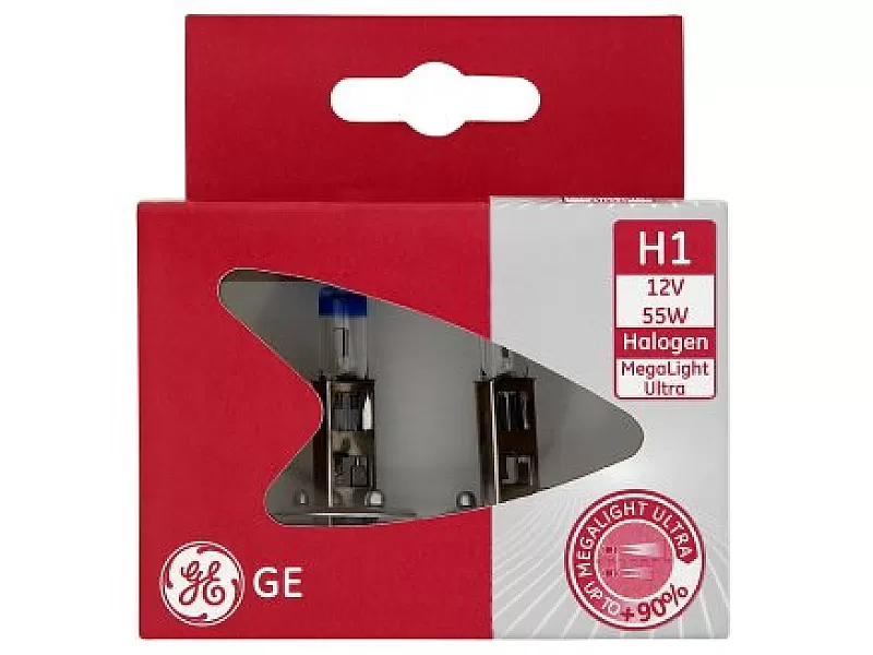Крушки GE 50310NU MEGA LIGHT ULTRA +90% H1 12V 55W Крушки GE 50310NU MEGA LIGHT ULTRA +90% H1 12V 55W