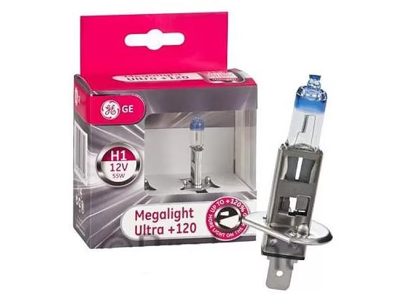 Крушки GE 50310SNU MEGA LIGHT ULTRA +120% H1 12V 55W Крушки GE 50310SNU MEGA LIGHT ULTRA +120% H1 12V 55W