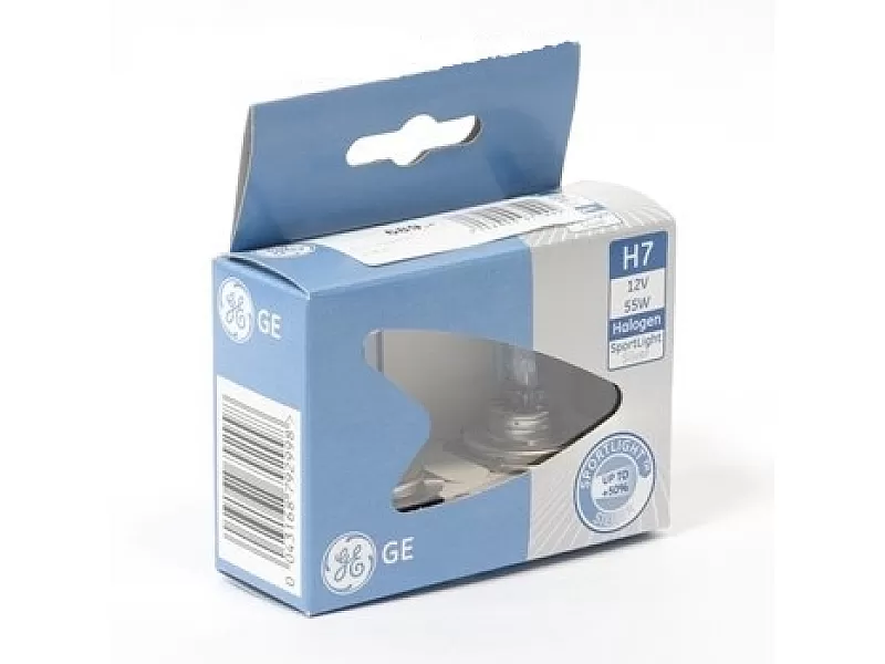 Крушки GE 58520SPU SPORT LIGHT +50% H7 12V 55W