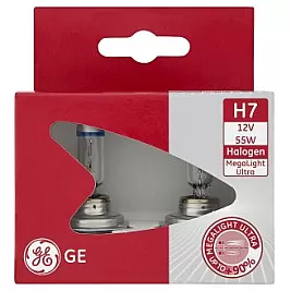 Крушки GE 58520SXU MEGA LIGHT ULTRA +90% H7 12 V 55W