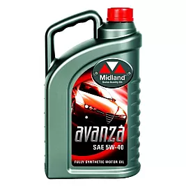 Масло Midland AVANZA SAE 5W-40 4L
