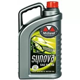 Масло Midland SYNOVA SAE 5W-40 4L