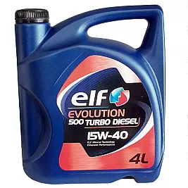 Масло ELF EVOLUTION 500 TURBO DIESEL 15W-40 4L