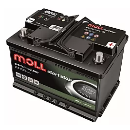 Акумулатор MOLL EFB Start-Stop 80 Ah 800A R+