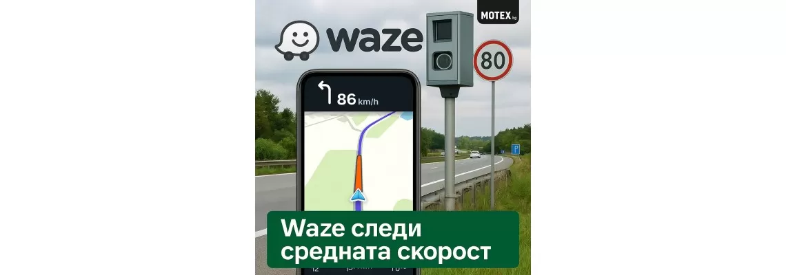 Нова функция в Waze предупреждава за тол зони със средна скорост