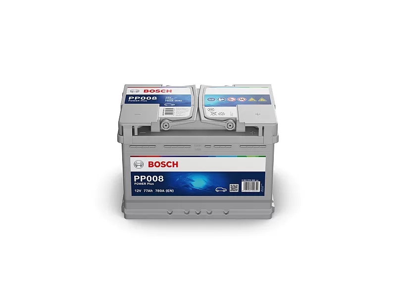 Акумулатор BOSCH Power Plus SLI 12V 77Ah (780A; 278x175x190) 0 092 PP0 080 Акумулатор BOSCH Power Plus SLI 12V 77Ah (780A; 278x175x190)