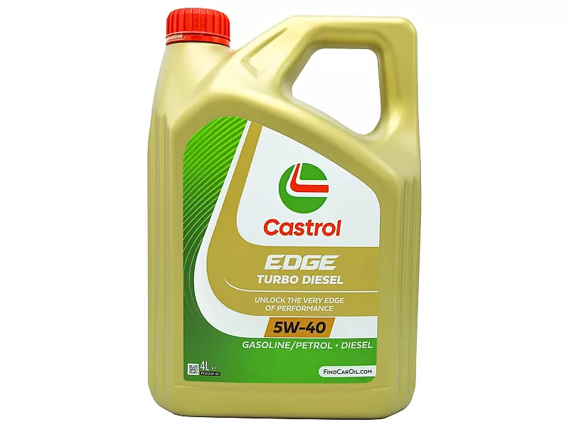Масло CASTROL EDGE TURBO DIЕSEL TITANIUM 5W-40 5L Масло CASTROL EDGE TURBO DIЕSEL TITANIUM 5W-40 5L