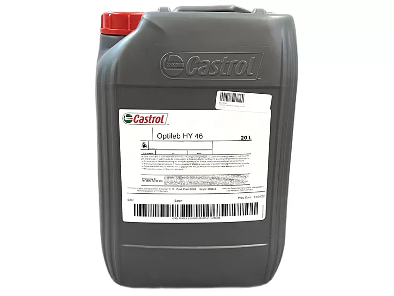 Хидравлично масло CASTROL Optileb HY 46 20L 15626D Хидравлично масло CASTROL Optileb HY 46 20L