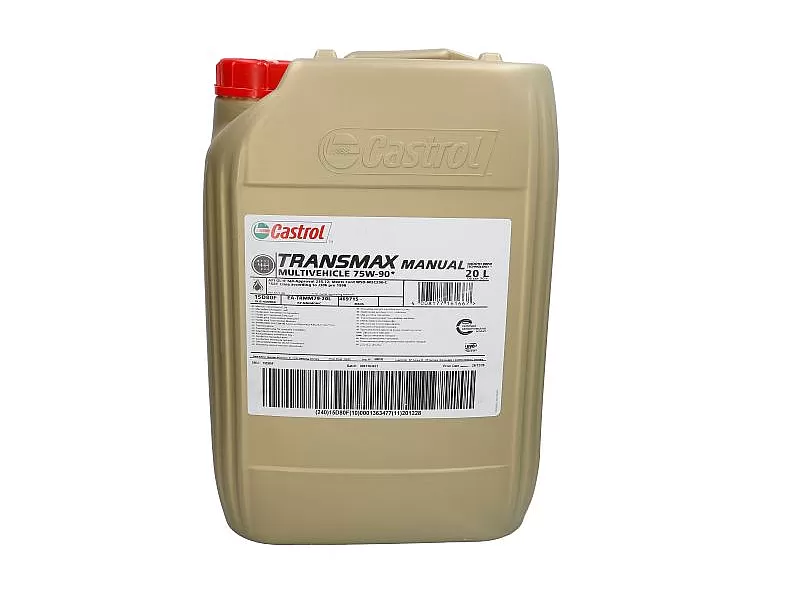Масло CASTROL TRANS MANUAL MV 75W-90 20L 15D80F Масло CASTROL TRANS MANUAL MV 75W-90 20L