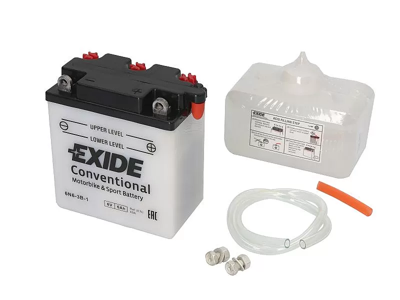 Акумулатор EXIDE 6N6-3B-1 6Ah 40A десен 6N6-3B-1 - 2 Акумулатор EXIDE 6N6-3B-1 6Ah 40A десен - 2
