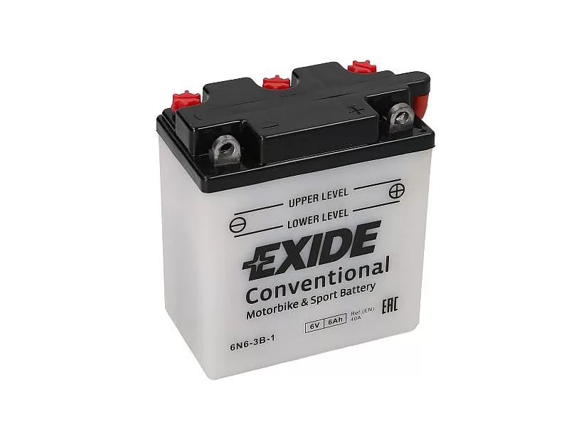 Акумулатор EXIDE 6N6-3B-1 6Ah 40A десен 6N6-3B-1 Акумулатор EXIDE 6N6-3B-1 6Ah 40A десен