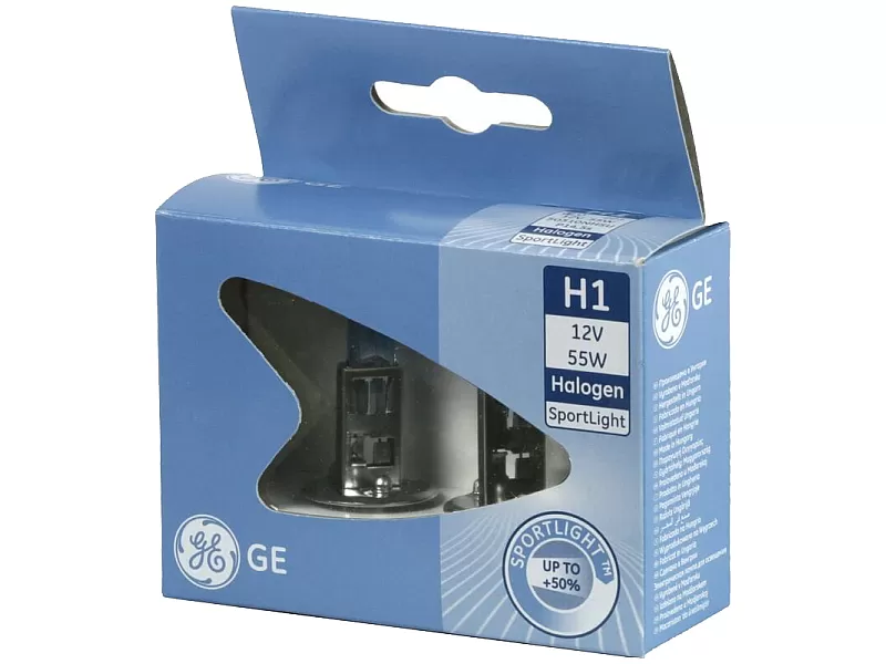 Крушки GE 50310NHSU SPORT LIGHT +50% H1 12V 55W Крушки GE 50310NHSU SPORT LIGHT +50% H1 12V 55W