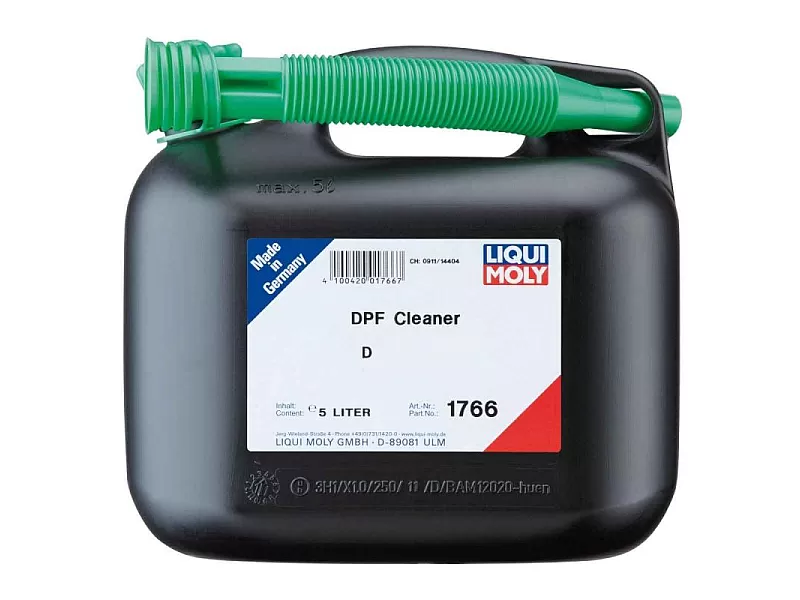 Препарат за почистване на DPF LIQUI MOLY DPF CLEANING SOLUTION 5 L 1766 Препарат за почистване на DPF LIQUI MOLY DPF CLEANING SOLUTION 5 L