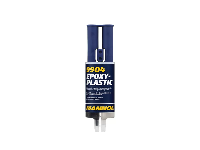 Двукомпонентно лепило за пластмаса Mannol Epoxy-Plastic 9904 - 30 гр 24 мл. Двукомпонентно лепило за пластмаса Mannol Epoxy-Plastic 9904 - 30 гр 24 мл.