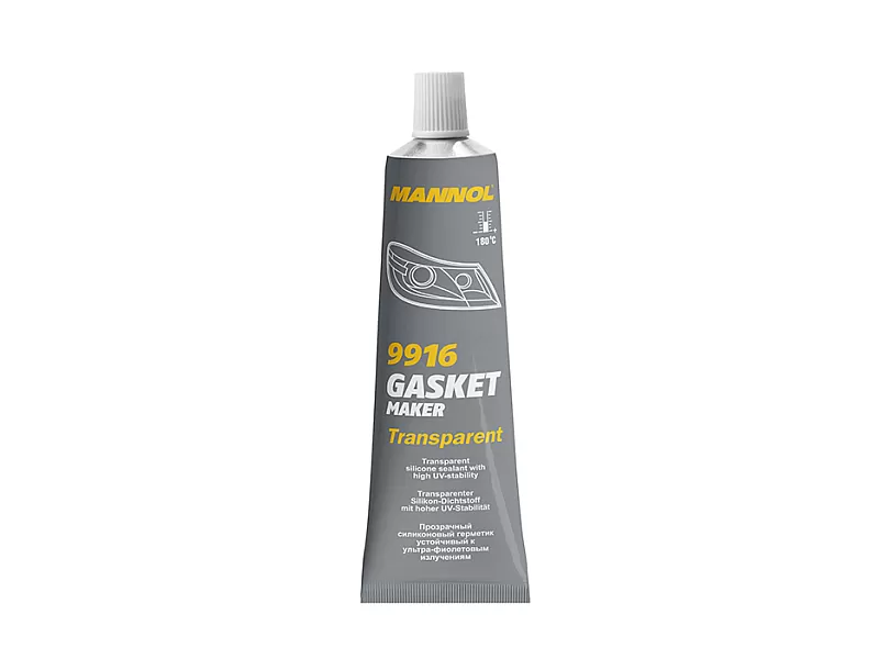 Прозрачен силикон за фарове Mannol Gasket Maker Transparent 9916 0.85 гр. 9916 Прозрачен силикон за фарове Mannol Gasket Maker Transparent 9916 0.85 гр.