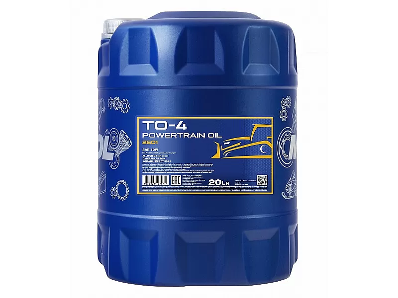 Масло MANNOL TO-4 Powertrain Oil SAE 10W 20L 2601 Масло MANNOL TO-4 Powertrain Oil SAE 10W 20L
