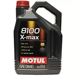 Масло MOTUL 8100 X-MAX 0W-40 4L